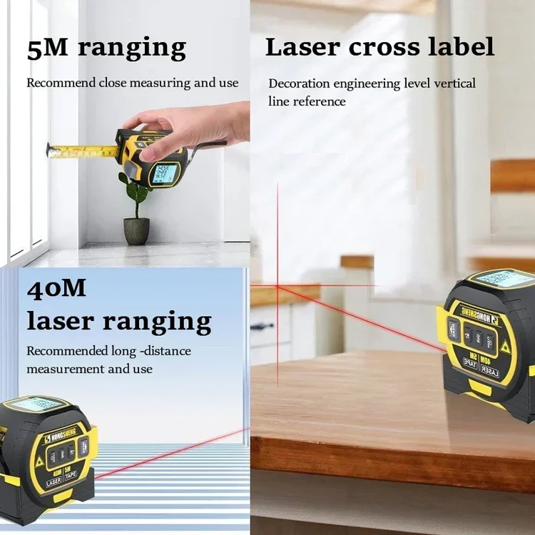 TILLFÄLLIGT 50% RABATT | InfraTape™ | 3-i-1 Precisionslaser-måttband