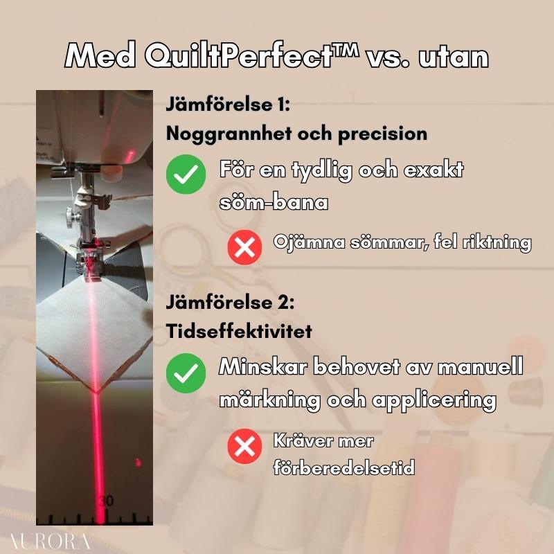 QuiltPerfect™ - Laser Guide till att sy! | 70% rabatt Sista dagen - Aurora Stockholm