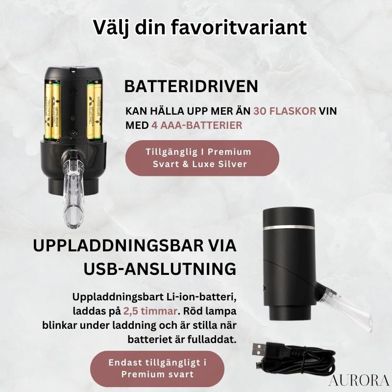 AeriBlend™ - 3-i-1 vinluftare, förvaringsutrymme och dispenser | 50% TILLFÄLLIG RABATT - Aurora Stockholm