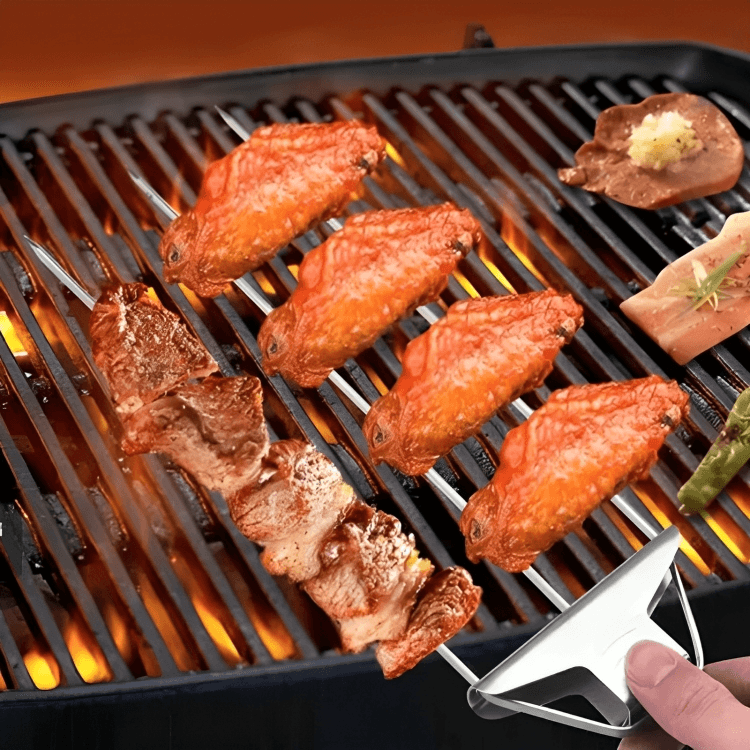 50% RABATT TILLFÄLLIGT | SkewerPro™ | 3-VÄGS GRILLSPETT - Aurora Stockholm