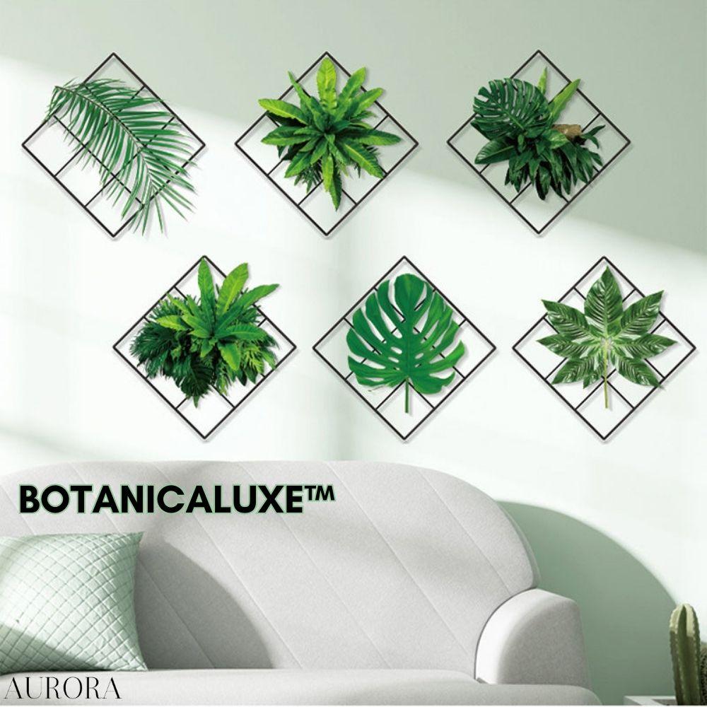 BotanicaLuxe™ - 3D väggklistermärke med grön växt | 50% TILLFÄLLIG RABATT - Aurora Stockholm