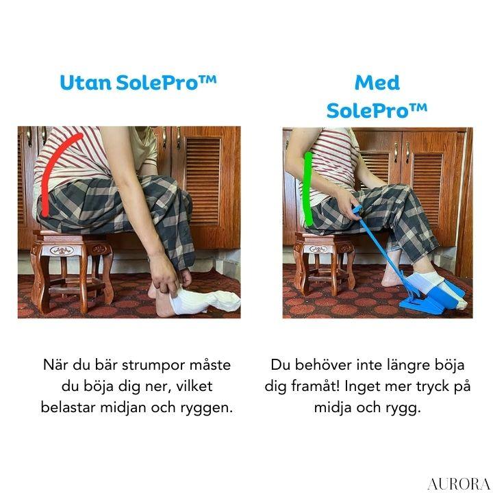 50% RABATT TILLFÄLLIGT | SolePro™ - Ta på strumpor och skor utan problem! - Aurora Stockholm