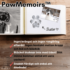 PawMemoirs™ - Souvenir med tassavtryck | 50% TILLFÄLLIG RABATT - Aurora Stockholm