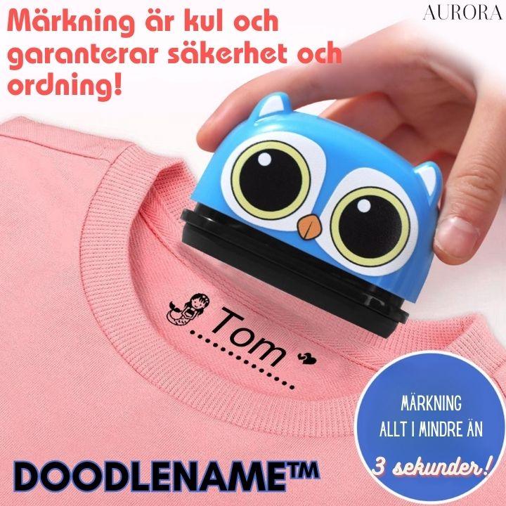 DoodleName™ - Enkel etikettering på mindre än 3 sekunder! - Aurora Stockholm