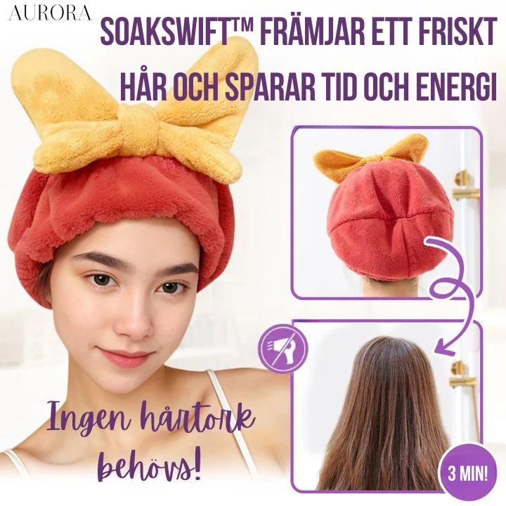 SoakSwift™ | Torka håret snabbt på bara några minuter! - Aurora Stockholm