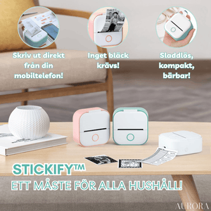 SISTA DAGEN 60% RABATT | Stickify™ - Skriv ut direkt från din mobiltelefon! - Aurora Stockholm