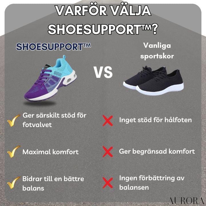 ShoeSupport™ - Var aktiv i ansträngande aktiviteter utan smärta! - Aurora Stockholm