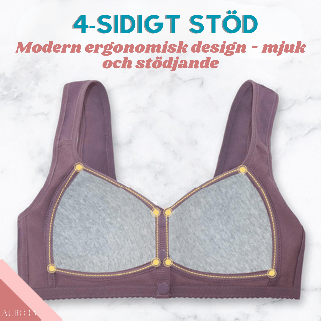 1+2 GRATIS IDAG | ComfyBra™ | Tryckknapps-bh - Aurora Stockholm