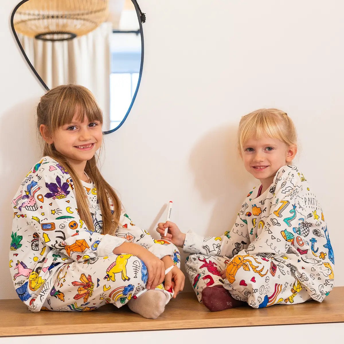 PaintJammies™ | Färgläggningspyjamas för barn