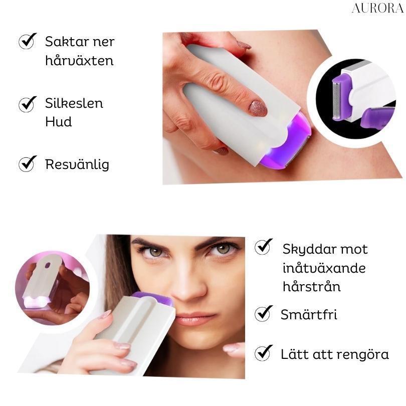 LaserRemover™ - Smärtfri hårborttagning | 1+1 GRATIS TILLFÄLLIGT! - Aurora Stockholm