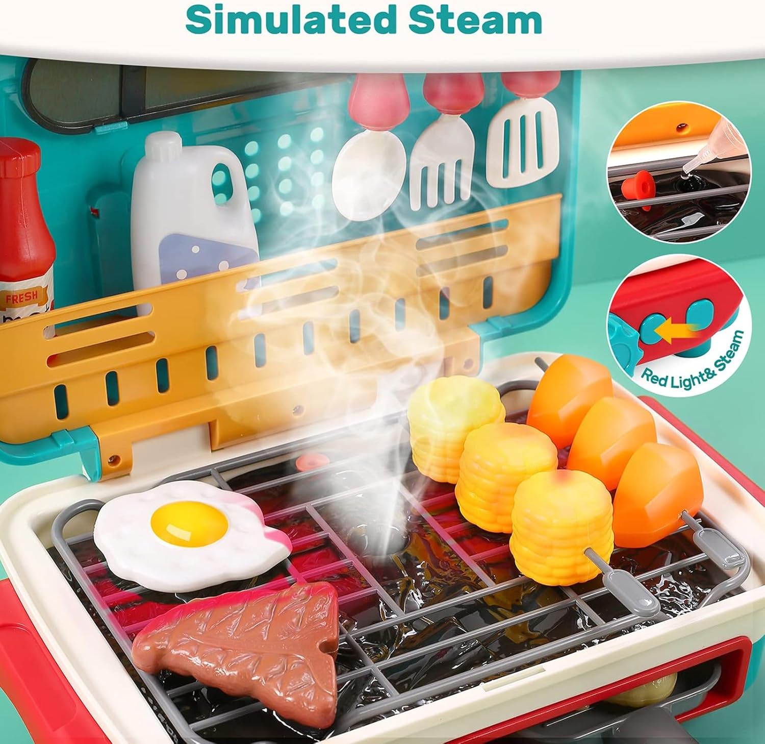 SizzlePlay™ | BBQ simulering grill leksak