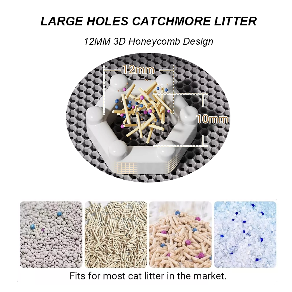 TILLFÄLLIGT 50% RABATT | LitterCatcher™ | Kattsandsmatta