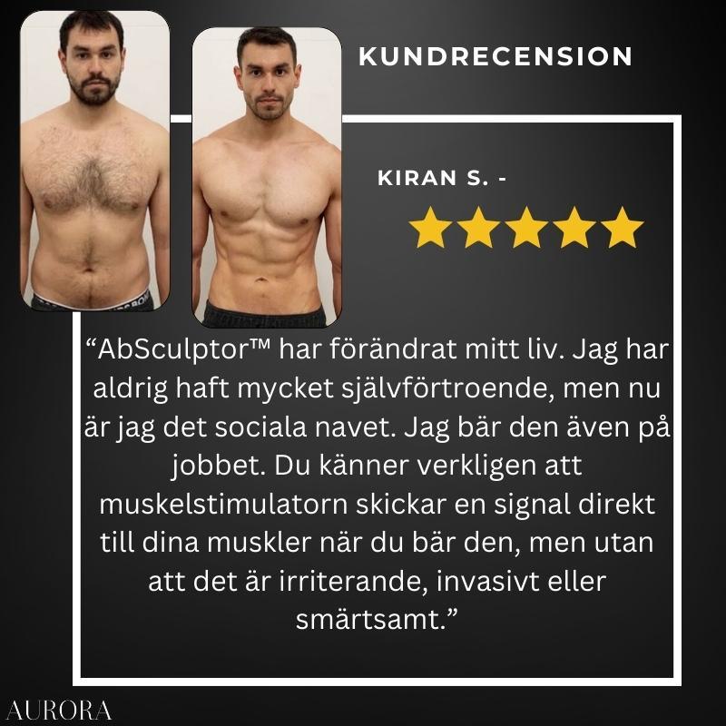 AbSculptor™ - EMS Muskelkuddar | 50% RABATT SISTA DAGEN - Aurora Stockholm