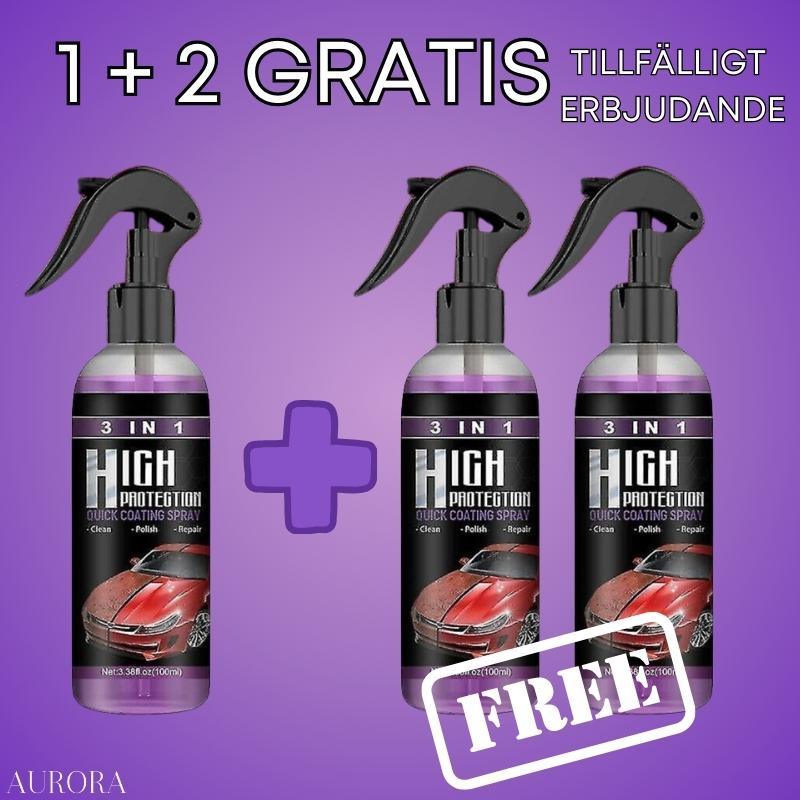 3-in-1 CarSpray™ - Rengör, återställer och skyddar din bil! | 1+2 GRATIS ENDAST TILLFÄLLIGT - Aurora Stockholm