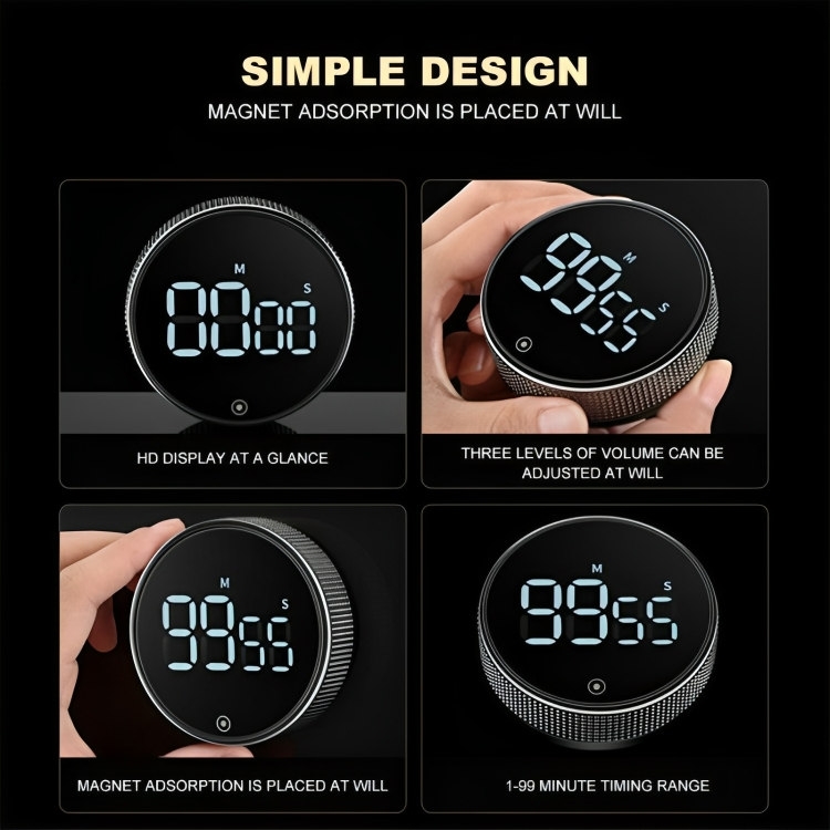 MagneTick™ | Magnetisk digital timer