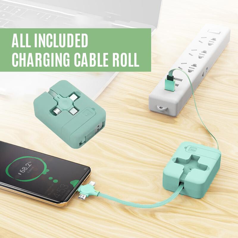 ChargeHub™ | 3-i-1 USB-snabbladdningskabel