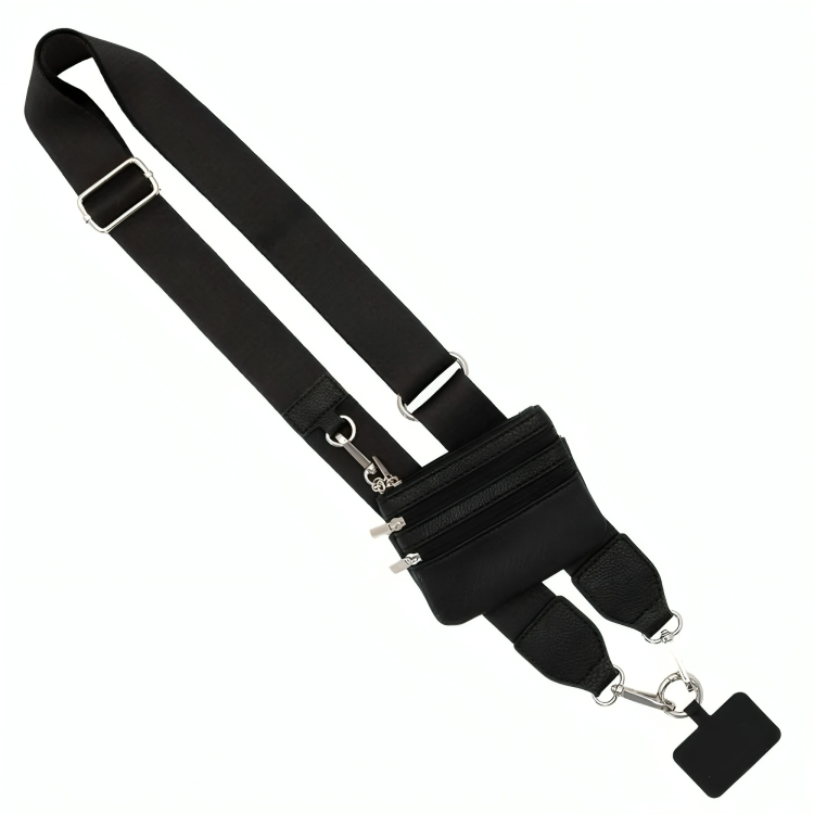 ZipStrap™ | Multifunktionell mobilrem med plånbok