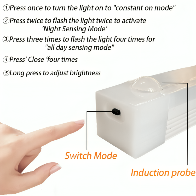 1 + 1 GRATIS IDAG | MotionGlow™ | Rörelsedetektor Trådlös LED-nattlampa