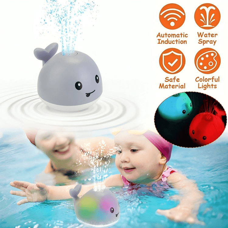 1 + 1 GRATIS IDAG | SplashPal™ | Whale badleksak - Aurora Stockholm