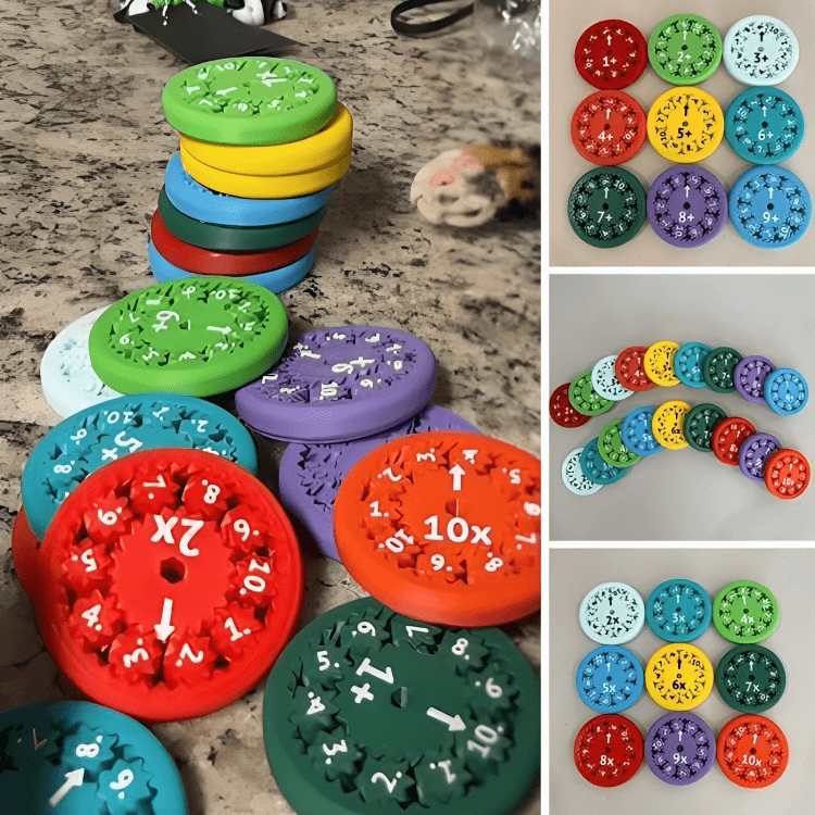 TILLFÄLLIGT 50% RABATT | MathWiz™ | Matematik Fidget Spinner Leksak - Aurora Stockholm