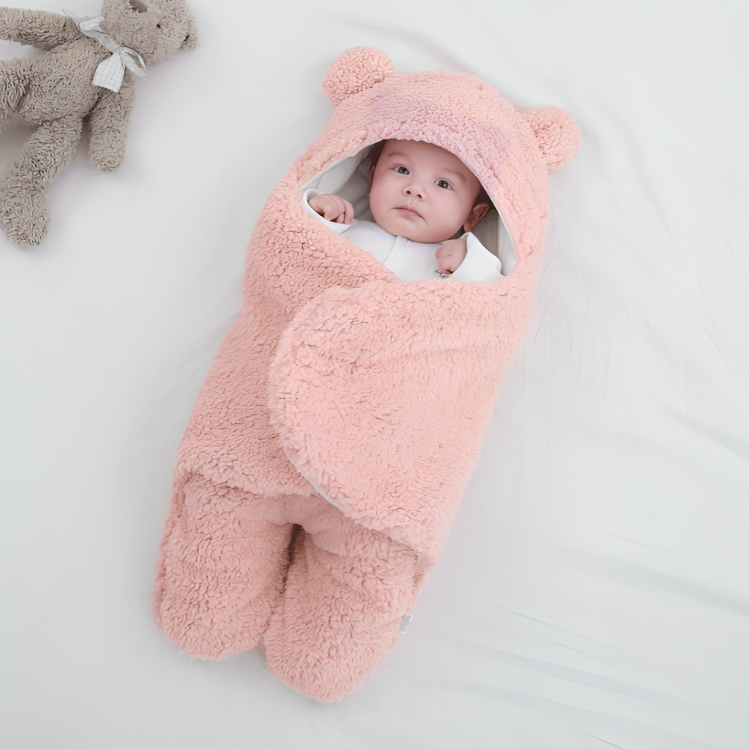 TILLFÄLLIGT 50% RABATT | CozyCocoon™ | Mysig sovsäck för bebis swaddle filt