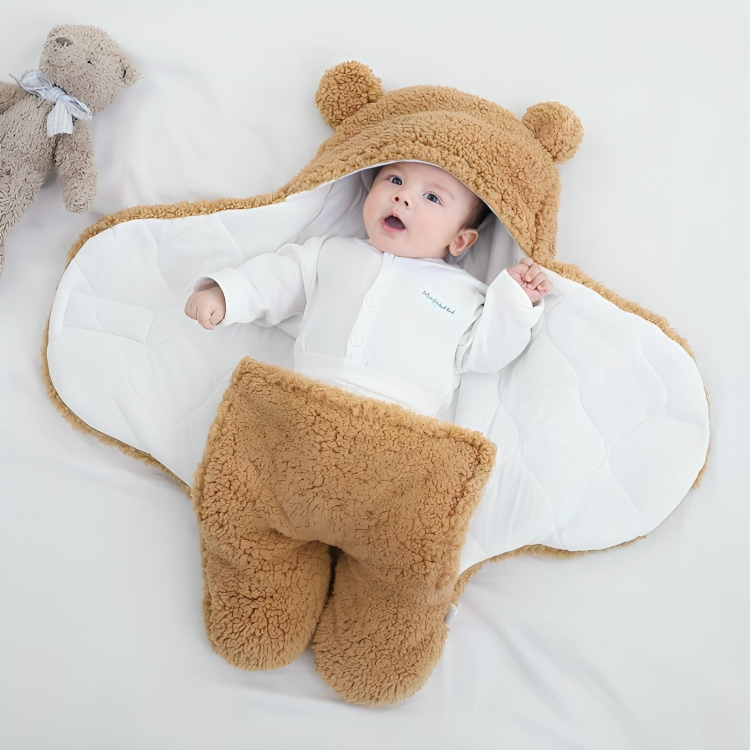 TILLFÄLLIGT 50% RABATT | CozyCocoon™ | Mysig sovsäck för bebis swaddle filt