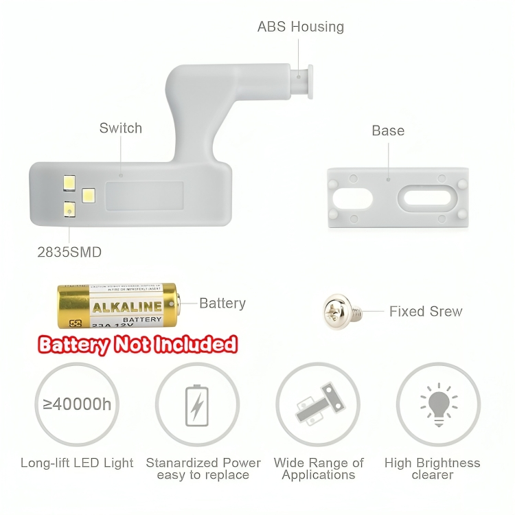 DoorBeam™ | LED-lampa för gångjärn